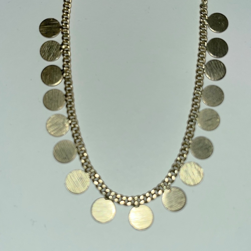Loft ~ Gold Minimalist Small Circle Necklace